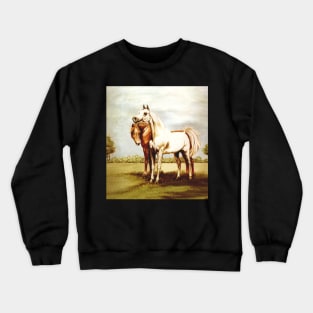 Arabian Horses. Best Friends. Crewneck Sweatshirt